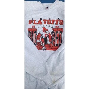 Vintage 1992 IHSA Girrard 2XL Sweatshirt Big Red